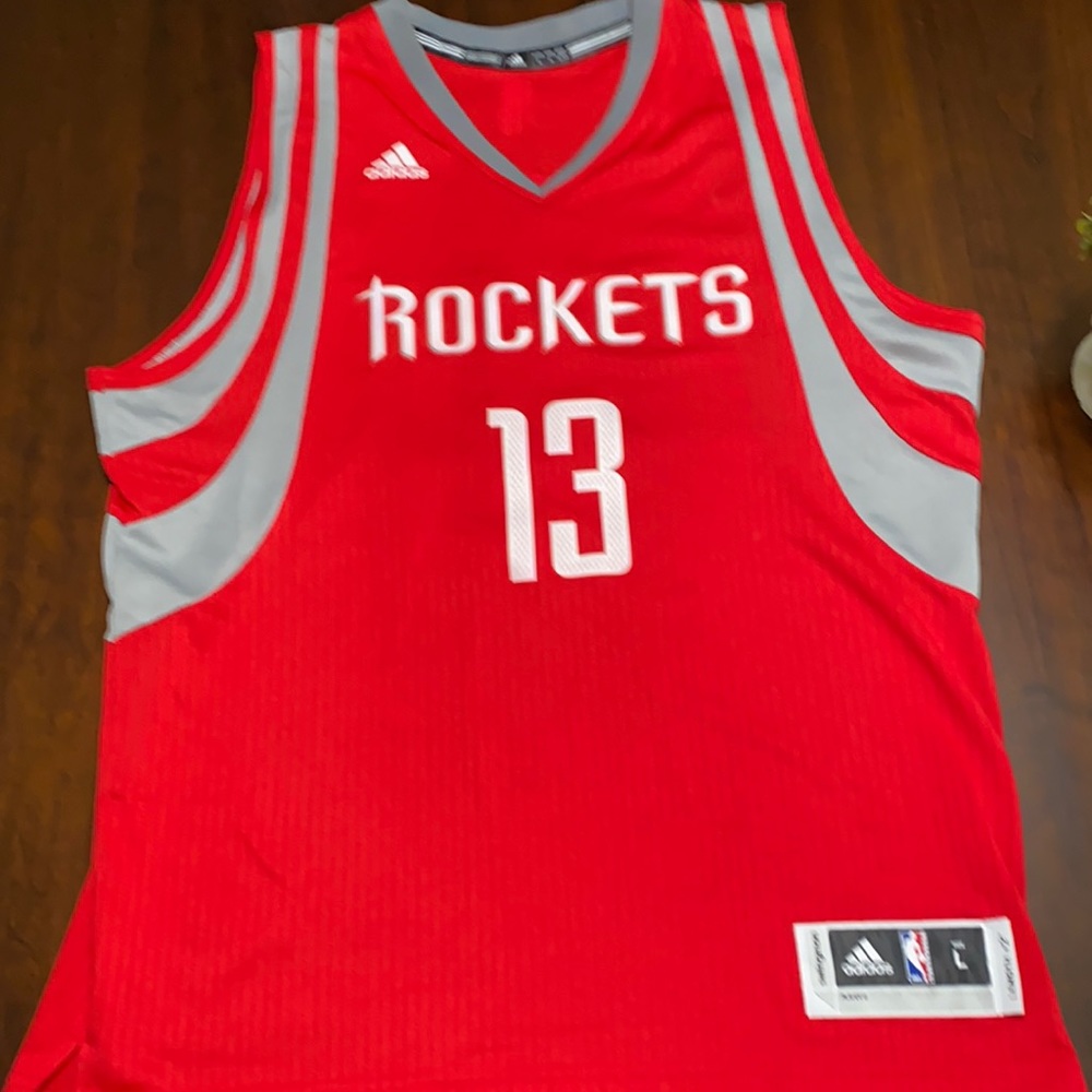 James Harden, Houston Rockets Jersey, Size LG